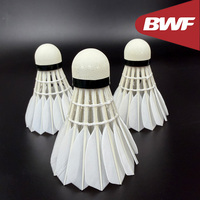 SNOWPEAK SP-01 Volants de badminton professionnels en plumes d'oie de qualité supérieure, aérodynamique stable, faible MOQ, emballage personnalisé