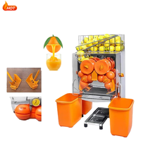 Commerciële automatische citruspers sinaasappelpersmachine roestvrijstalen filter 300W motor met omkeerbeveiliging voor het persen van sap