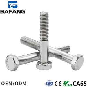 Bulloni Esagonali OEM M5 M6 M8 M10 M12 <span class=keywords><strong>M14</strong></span> <span class=keywords><strong>DIN</strong></span> 933 <span class=keywords><strong>DIN</strong></span> <span class=keywords><strong>931</strong></span> in Acciaio Inox 304 316 - Product Image 1