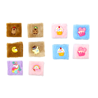 Mini Plüsch-Notizbuch-Set 2er-Pack Niedliche Kleine Notizbücher für Schulkinder Flauschiges Taschen-Tagebuch Blumenmuster Blanko-Journal Schreibwaren-Geschenkset
