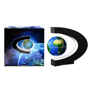 Globe à lévitation magnétique Tianyu en forme de C, éclairé, rotatif, en acrylique, décoration de bureau, cadeau pour la maison - Product Image 2