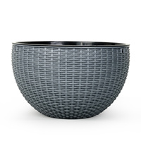 Pots de fleurs suspendus traditionnels à double compartiment, auto-arrosants, 1,28 L, en PP, pour usage intérieur/extérieur, maison et jardin