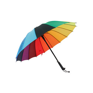 Paraguas de golf con mango recto personalizado de 22 pulgadas al por mayor, regalo de promoción, paraguas personalizado automático multicolor para regalos - Product Image 2