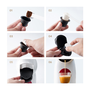 Adaptador Reutilizable Icafilas para <span class=keywords><strong>Dolce</strong></span> <span class=keywords><strong>Gusto</strong></span> Piccolo Xs Maker y para <span class=keywords><strong>Nescafe</strong></span> Genio S Plus, Soporte Convertidor <span class=keywords><strong>de</strong></span> Cápsulas <span class=keywords><strong>de</strong></span> Café Nespresso - Product Image 5