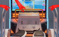 Simulateur de surf en salle VR pour parcs d'attractions, structure métallique, garantie 1 an