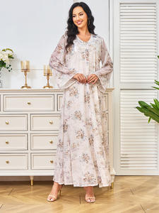 Nouvelle robe pour femmes, robe de soirée musulmane à paillettes, robe de soirée de Dubaï, abayas, robe islamique du Moyen-Orient, djellaba, kaftan, vestidos - Product Image 2