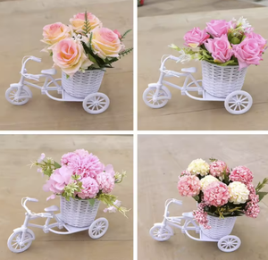 Decorazione per soggiorno interno <span class=keywords><strong>in</strong></span> seta <span class=keywords><strong>fiore</strong></span> di plastica Bouquet di fiori artificiali decorazione per <span class=keywords><strong>auto</strong></span> piccola decorazione <span class=keywords><strong>in</strong></span> vaso - Product Image 2