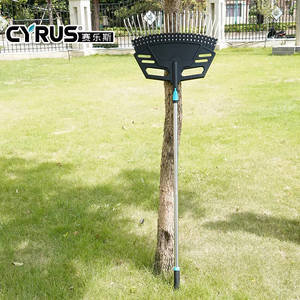 24 tines nhựa đầu cây bụi cào Trọng lượng nhẹ vườn cào Vườn lá cào cho bãi cỏ cỏ hoa giường lá làm sạch - Product Image 5