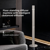 Diffuseur d'aromathérapie sur pied en métal à activation tactile, diffusion automatique pour usage commercial et hôtelier, grande surface