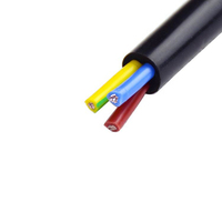 3*0.5 3 * 20awg LED Lights Cable Multi-Core Bare Stamned Copper Conductor PVC Insulation Solid Stranded Copper Wire Shield Enrouled