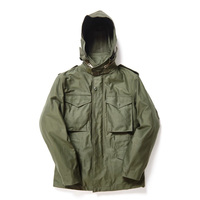 Veste de combat OEM AMY-M65 multifonctionnelle en toile fine, coupe-vent, respirante, imperméable, col montant, logo frontal