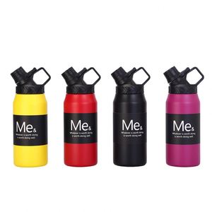 Thermos sport à double paroi 750 ml 950 ml en acier inoxydable 304, tasse isotherme sous vide pour le camping et la randonnée - Product Image 3