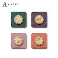 APEX Étiquettes en cuir décoratives personnalisées pour hijab, abaya, foulards, sacs, couvre-chefs, vêtements, chaussures et articles de marque