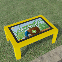 Table de jeu interactive numérique LCD étanche Ikinor 43 pouces pour intérieur, design pliable en aluminium, Android/Windows pour enfants