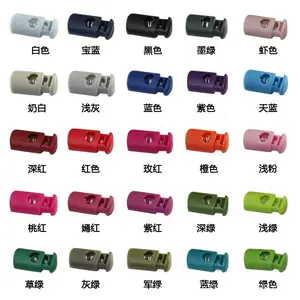 Fabrik preis direkt bieten Design Nylon PP POM Buntes Cord Lock Schuhs topper Kunststoff Cord End