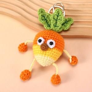 <span class=keywords><strong>Portachiavi</strong></span> Amigurumi Fatto <span class=keywords><strong>a</strong></span> Mano, Lavorato <span class=keywords><strong>a</strong></span> <span class=keywords><strong>Maglia</strong></span> e Uncinetto, <span class=keywords><strong>a</strong></span> Forma di Carota, Orso, Coniglio, Maiale, Cane, Cucciolo, Rana, Tigre, Pecora, Bambola, Ciondolo per Borsa, Animale Carino - Product Image 4