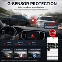 Podofo 4K 2160P Dashcam voor Toyota Tundra 2022-2026/Sequoia 2023-2026 met G-sensor, lusopname, nachtzicht, WiFi & app-bediening