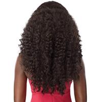 Perruque Lace Front Sensationnel - Amani, nouée à la main, avec raie centrale, sans nœuds, cheveux non-Remy, brun foncé (2), toutes couleurs, fabriquée en Chine