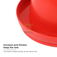 Distributeur d'eau Plasson en plastique rouge automatique de haute qualité Buveur de nouvel état pour poulet