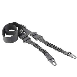 Correa Táctica GB50 de Dos Puntos con Ajustador de Longitud, Correa Tradicional con Gancho Metálico para Exteriores, Negra - Product Image 2