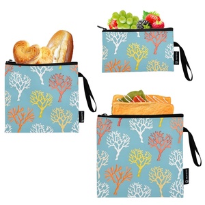 Bolsas de Almacenamiento de Alimentos Impermeables con Cierre, Reutilizables para Sándwiches y Bocadillos, con Logotipo Personalizado, Juego de Bolsas Térmicas para Almuerzo - Product Image 2