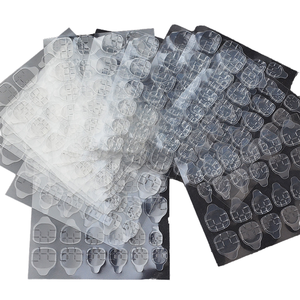 Autocollants adhésifs <span class=keywords><strong>double</strong></span> <span class=keywords><strong>face</strong></span> personnalisés en gel écologique pour <span class=keywords><strong>faux</strong></span> <span class=keywords><strong>ongles</strong></span>, imperméables et longue durée - Product Image 1
