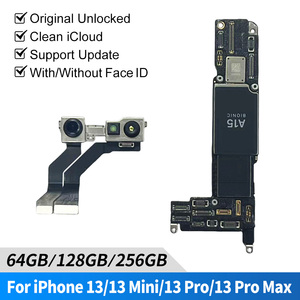 Carte mère d'origine pour <span class=keywords><strong>iPhone</strong></span> 13 128G 256G 512G avec Face ID déverrouillé, prise en charge des mises à jour, carte logique propre sans <span class=keywords><strong>iCloud</strong></span> - Product Image 2