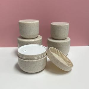 JIALIN Umweltfreundliche Kunststoff-Kosmetikdosen Biologisch Abbaubares Stroh-basiertes Spritzgegossenes <span class=keywords><strong>PP</strong></span>-Material 80g/120g/200g/250g Größen mit Schraubverschluss - Product Image 5