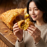 Raviolis triangulaires japonais surgelés au curry, samosas, pâtisseries croustillantes et sucrées, saveur chinoise, durée de conservation de 365 jours pour la vente en gros