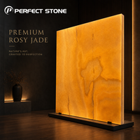 Dalles de luxe en onyx jaune et onyx miel PerfectStone, découpées sur mesure pour murs décoratifs, comptoirs et revêtements muraux