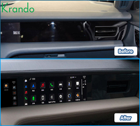 Autoradio Android Krando 11'' pour Porsche Taycan 2019 - 2025, mise à niveau vers le lecteur multimédia 2024, écran passager, copilote, GPS