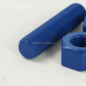 ASTM A193 nhiệm vụ nặng nề Stud Bolt với Hex Nut hoàn toàn ren tay phải tiêu chuẩn Metric chủ đề PTE lớp phủ - Product Image 1