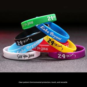 Customizable Elastic Silicone <b>Wristband</b> Fashionable Personalized Luxury Waterproof Eco-Friendly Orange XIn Brand 1.5*35cm 12mm - Product Image 3