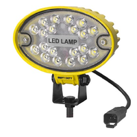 Lumière de travail LED ovale de 5,6 pouces 20W Faisceau large Phare LED blanc Lumière de conduite avec ECE R10 pour tout-terrain 4x4 Chariot élévateur Tracteur