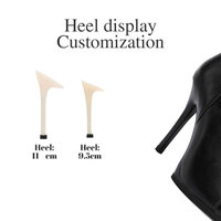 Chaussures à plateforme de 9,5 cm / 11 cm, bottines de danse, couleur kaki et noir, couleur et logo personnalisés, talons hauts sexy pour les nouvelles danseuses