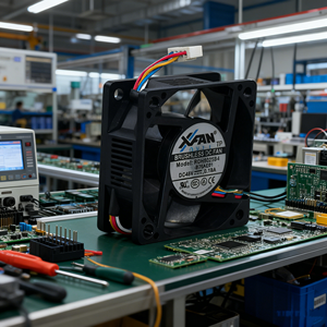 พัดลมระบายความร้อนอินเวอร์เตอร์ <span class=keywords><strong>XFAN</strong></span> QFR0912UHE ของแท้ 48V 0.18A 6025 ผลิตในจีน พัดลมระบายความร้อนหม้อน้ำ ขายส่งสินค้า - Product Image 6