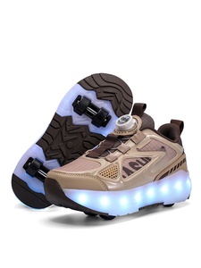 Zapatos <span class=keywords><strong>con</strong></span> <span class=keywords><strong>Ruedas</strong></span> para Niños, de Cuatro <span class=keywords><strong>Ruedas</strong></span>, <span class=keywords><strong>con</strong></span> Luces, Desmontables, para Niños y <span class=keywords><strong>Niñas</strong></span>, Estudiantes, <span class=keywords><strong>Zapatillas</strong></span> <span class=keywords><strong>con</strong></span> <span class=keywords><strong>Ruedas</strong></span> para Verano - Product Image 1