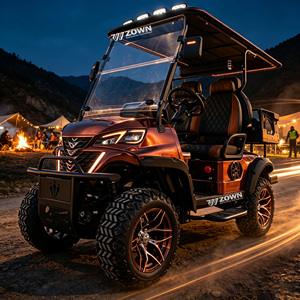 Voiturette de golf électrique ZOWN à 4 roues, faible bruit, grand espace pour les pieds, entretien facile, pour le service de visites des terrains de golf - Product Image 1