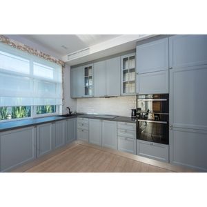 Gabinetes de Cocina <span class=keywords><strong>Prima</strong></span> con Cuerpo de Madera Sólida <span class=keywords><strong>Natural</strong></span> Pintada, Acabado con Pintura Ecológica <span class=keywords><strong>y</strong></span> Encimera de Piedra - Product Image 4