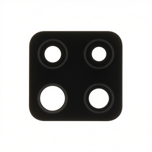 Copriobiettivo per fotocamera Samsung Galaxy A42 5G, parte di ricambio nera per il modello SM-A426 2020 - Product Image 2