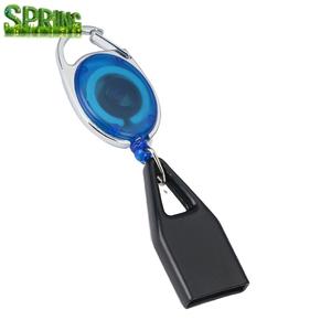 Venta al <span class=keywords><strong>por</strong></span> <span class=keywords><strong>mayor</strong></span> de silicona encendedor titular con mosquetón carrete insignia retráctil Correa - Product Image 4