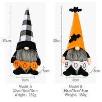 Gnomo de Peluche de Halloween 2026, Muñeco sin Rostro, Enano Rudolf, Figura Decorativa Moderna, Linda y Festiva, Ecológica, Decoración para el Hogar de Halloween