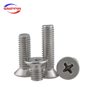 M2.5 M3 M4 <strong>M5</strong> M6 M8 A4-70 316 Stainless Steel DIN965 Phillips Cross Recessed Countersunk CSK Flat Head Screw Machine <strong>Bolt</strong> - Product Image 4