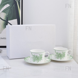 Ensemble de tasses à café en céramique en gros, service de tasses et soucoupes en porcelaine pour les fêtes de famille - Product Image 6