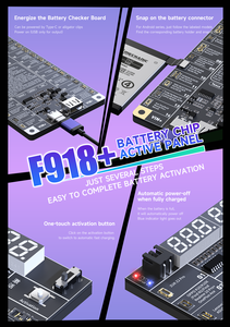 Strumenti di Riparazione Mobile per Meccanici F918+ Scheda di Attivazione Batteria per iPhone e Telefoni Android - Product Image 5