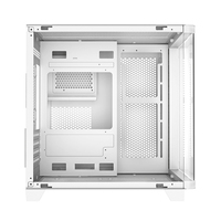 AntarcChill Factory Price Tempered Glass White Computer Cases Cpu Cabinet Pc Chassis Micro Atx Gaming Pc Case for Desktop
