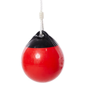 Fabbricazione professionale interno o esterno per bambini rosso o blu <span class=keywords><strong>a</strong></span> sfera IN PVC <span class=keywords><strong>altalena</strong></span> con corda appesa - Product Image 2