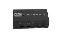 Nouvel arrivage 4K HDMI 4x1 Multiviewer 4 écrans en temps réel sans couture Switcher Remote 4-Port Quad Screen Multi Viewer Converter