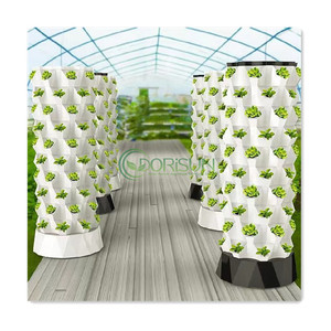 Tour de jardinage hydroponique vertical avec éclairage LED, rouleau de tuyau PVC hydroponique, <span class=keywords><strong>engrais</strong></span> pour graines de laitue, culture verticale - Product Image 4