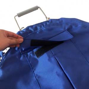 Échantillon gratuit LIVRAISON DIRECTE Pêche sous-marine à la lance 5mm Manche en fil d'acier inoxydable Sac à poisson bleu Filet en maille - Product Image 3